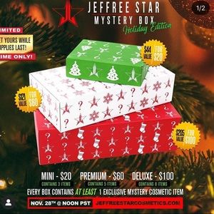 New Jeffree Star Holiday Mystery Box 🎄